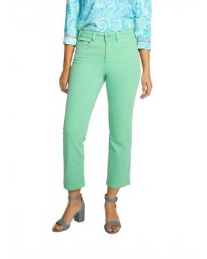 Fdj Olivia Bootcut Crop Jeans - Green