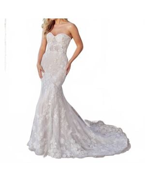 CASABLANCA Angelina Wedding Dress - Gray