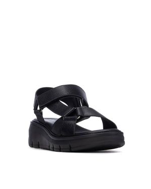 Xti Comfort Wedge Strappy Sandals - Blue