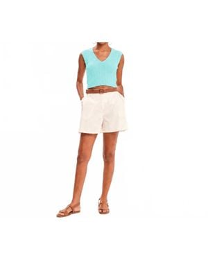 Kourbela Archetypes Knitted Crop Top - Blue