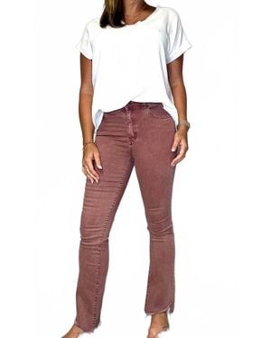 Charlie b Dream Bootcut Pant - Red