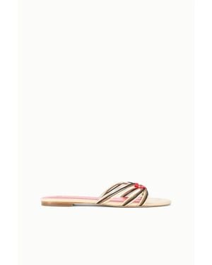 STAUD Carrie Sandal - White