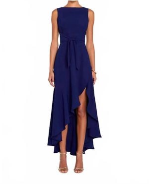 Amanda Uprichard Casella Flowy Maxi Dress - Blue