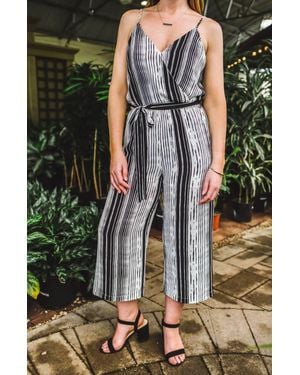 Veronica M Sakura Striped Sweater - Black