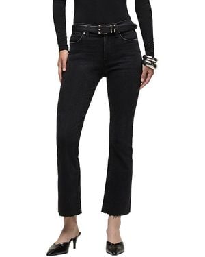 Hudson Jeans Barbara Dark Raven Boot Leg Jean - Black