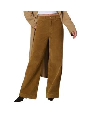 Joe's Jeans Mia Wide Leg Corduroys Jeans - Brown