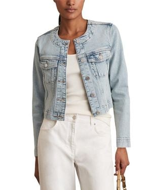 Reiss Medora Denim Jacket - Blue