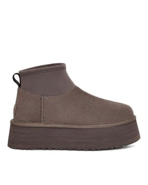 UGG Classic Mini Dipper Suede Boots - Brown