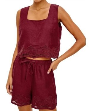 Rails Jenner Shorts - Red