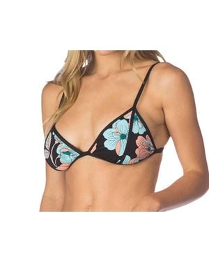 The Bikini Lab Triangle Bikini Top - Black