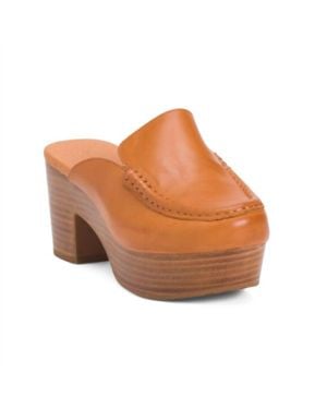 Chocolat Blu Gemm Platform Laofer Mule - Brown