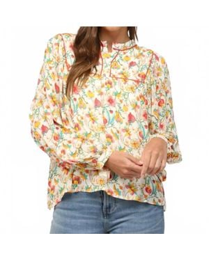 Fate Whimsy Garden Blouse - White