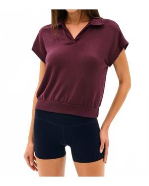 Splits59 Evie Sleeveless Polo - Purple