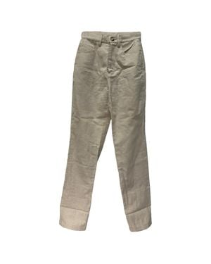 Nanushka Straight-Leg Pants - Gray