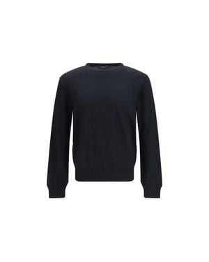 Aragona Cashmere Wool Oves Aries Sweatshirt - Blue