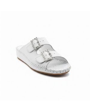 La Plume Jen Slide - White