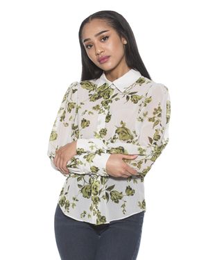 Alexia Admor Zayn Blouse - Gray