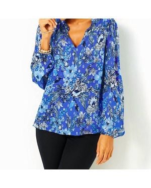 Lilly Pulitzer Giana Long Sleeve Top - Blue