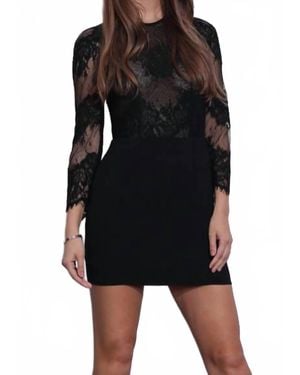 Karina Grimaldi Lucilla Mini Dress - Black