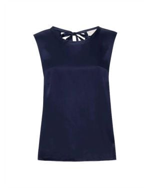 Nation Ltd Rachel Tie Back Tank - Blue