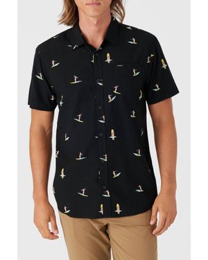 O'neill Sportswear Oasis Eco Short Sleeve Standard Fit Shirt - Black