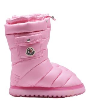 Moncler Gaia Pocket Mid Boots - Pink