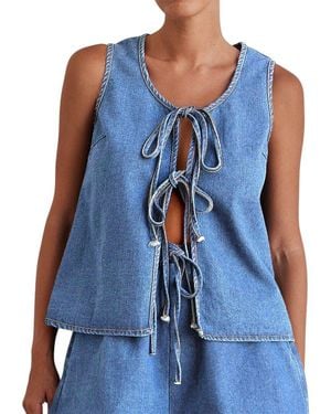 Tedora Vest - Blue