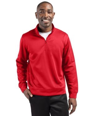Clique Lift Eco Performance Half Zip Pullover - Red