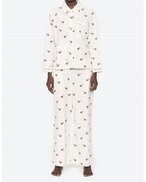 Sea Ruthie Pajama Set - White