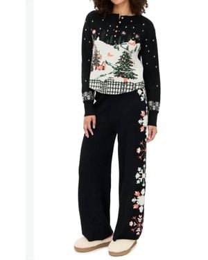 Free People Tinsel Town Sweatshirt - Black