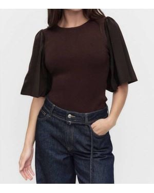 Gestuz Sama Fine Knit Top - Black