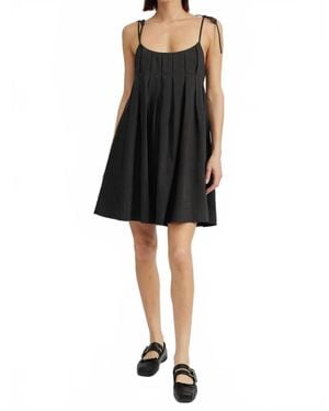 En Saison Jovie Babydoll Mini Dress - Black