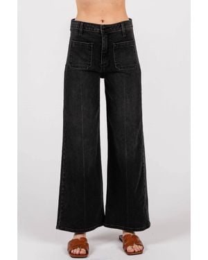 Letter to Juliet Hillside Avenue Sailor Pocket Jeans - Black