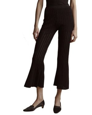 Adam Lippes Cropped Pant - Black
