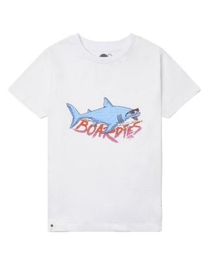 Boardies Boardies¨ Shark Crew Neck Tee - White