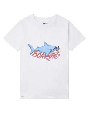 Boardies Boardies¨ Shark Crew Neck Tee - White