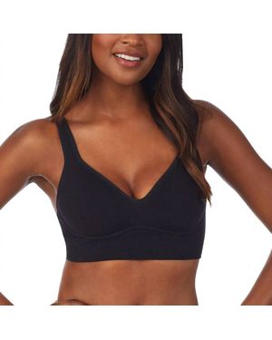 On Gossamer Cabana Cotton Seamless Built Up Wirefree Bra - Blue