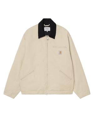 Carhartt Boxy Fit Organic Cotton Detroit Jacket - Natural