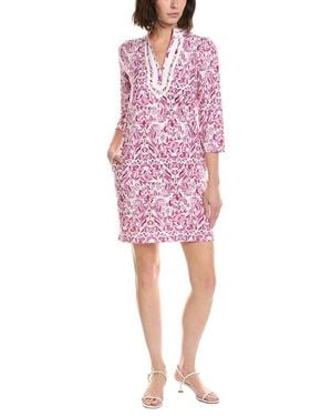 Stella Parker 3/4-Sleeve Tunic Dress - Pink