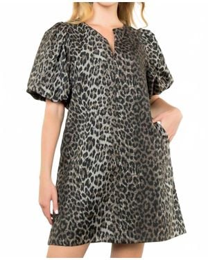 Thml Puff Sleeve Dress - Black