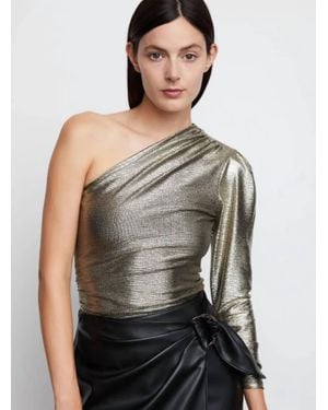 Bailey 44 Bailey Fitted Top - Gray
