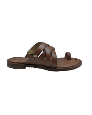 Michael Kors Low Shoes With Crisscross Straps - Brown