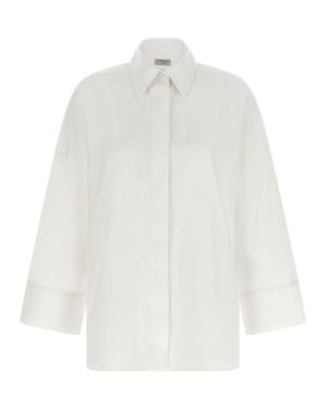Alberto Biani Cotton Blouse - White