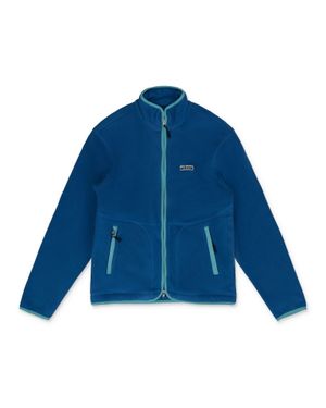 Aimé Leon Dore Low Pile Full Zip Fleece Jacket - Blue
