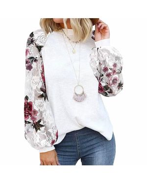Mccolin Floral Dreams Top - White
