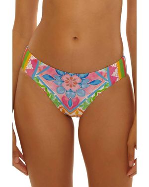 Becca Mijas American Tab Bikini Bottom - Blue