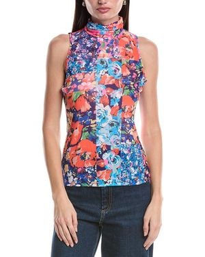 AFRM Sleeveless Mock Neck Top - Blue