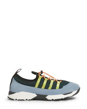 Marni Low-Profile Sneakers With Bold Color Accents - Green