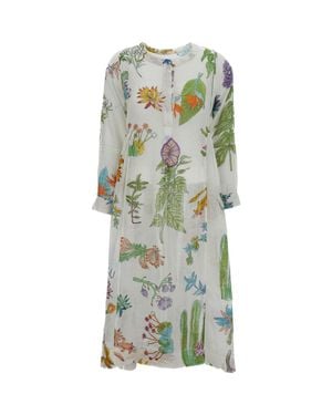 Injiri Champa Dress - Green