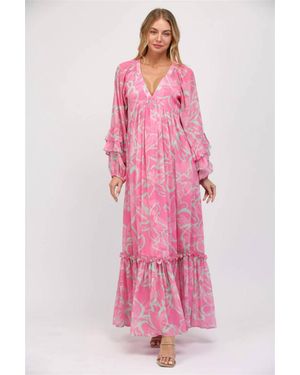 Fate For The Love Maxi Dress - Pink